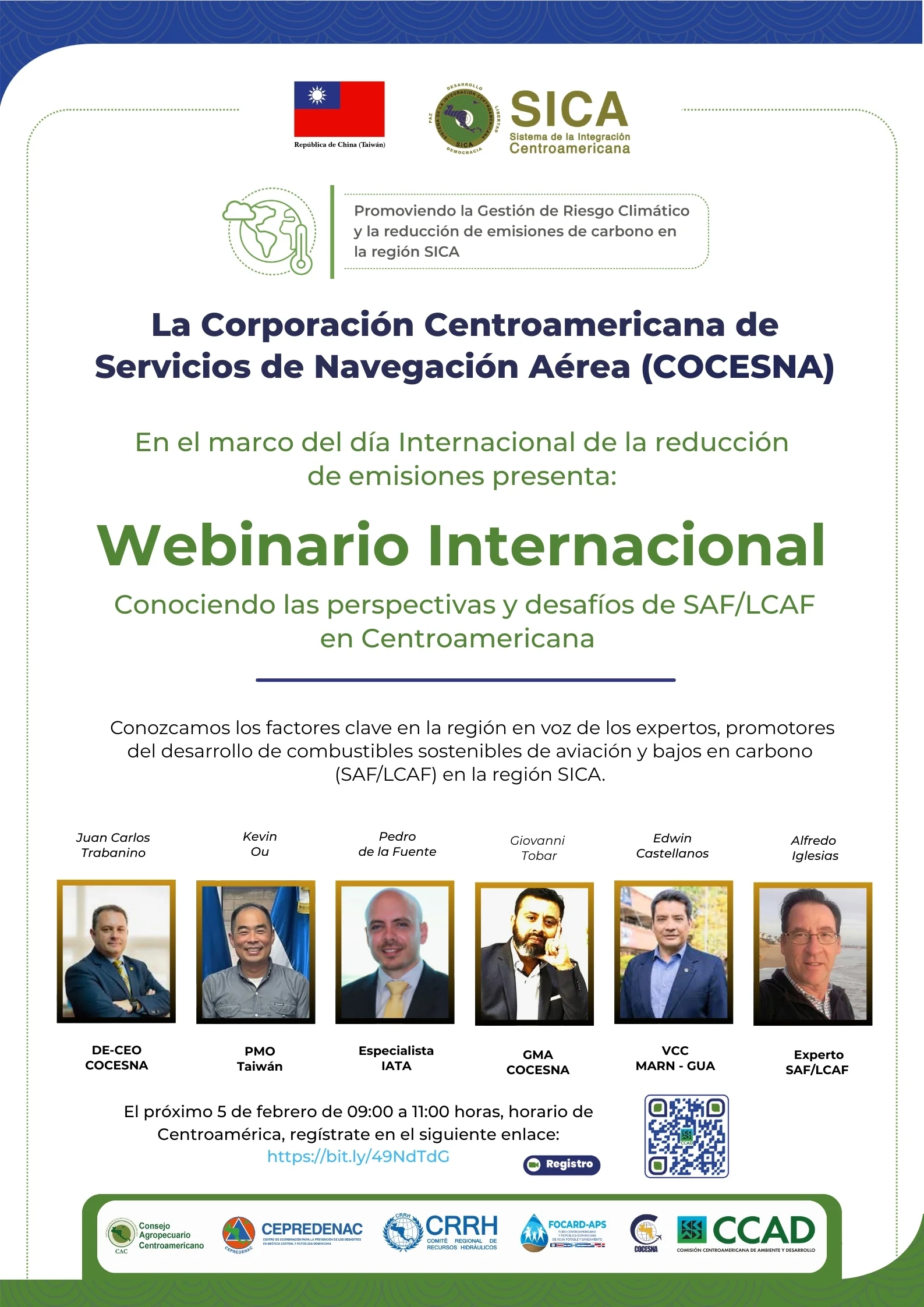 COCESNA INVITA A WEBINARIO INTERNACIONAL
