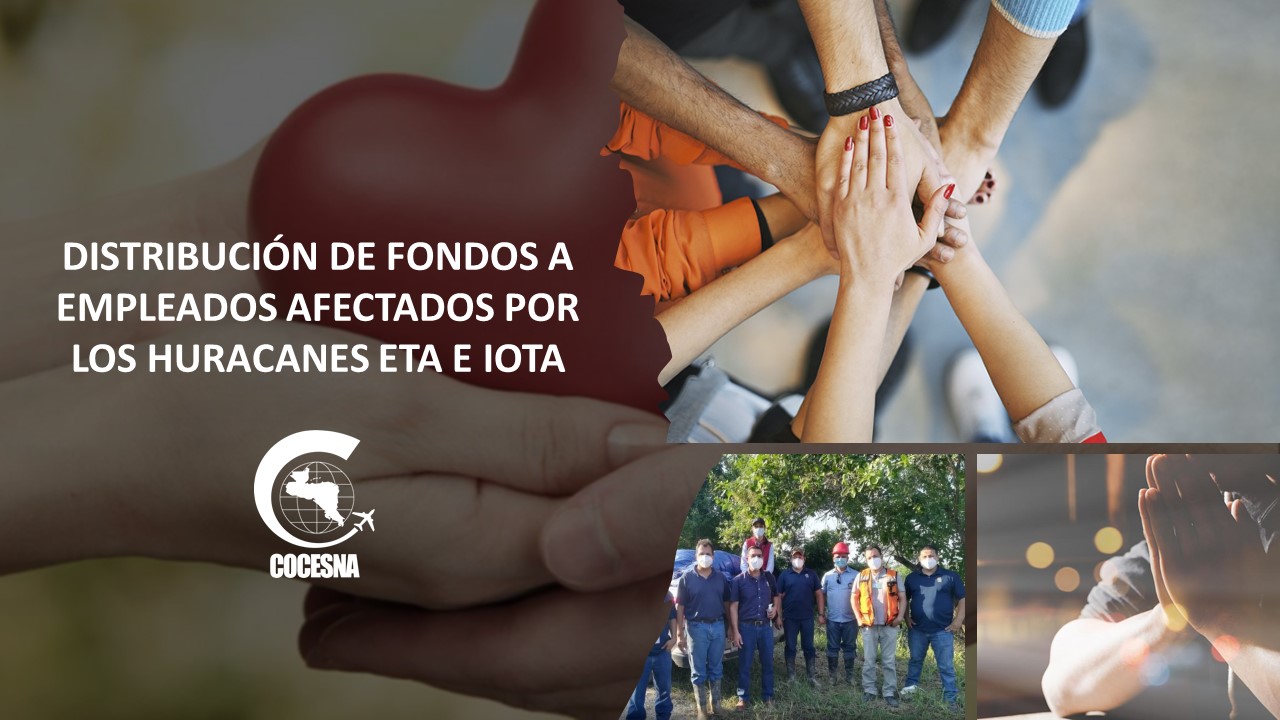 COCESNA SE SOLIDARIZA CON SUS COLABORADORES