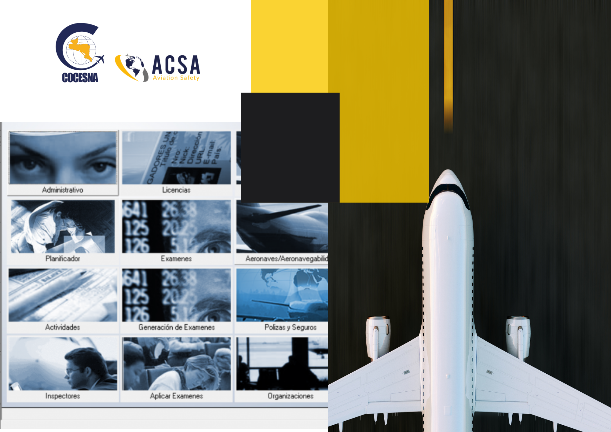 Yellow and Black Modern Professional Corporate Bifold Brochure