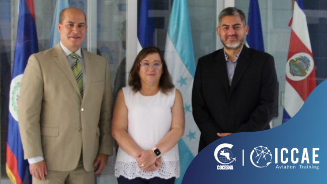 Visita de la Escuela Técnica de Aviación Civil del Ecuador a ICCAE