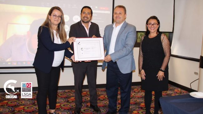 Noticia entrega de Certificados ISO 90012015